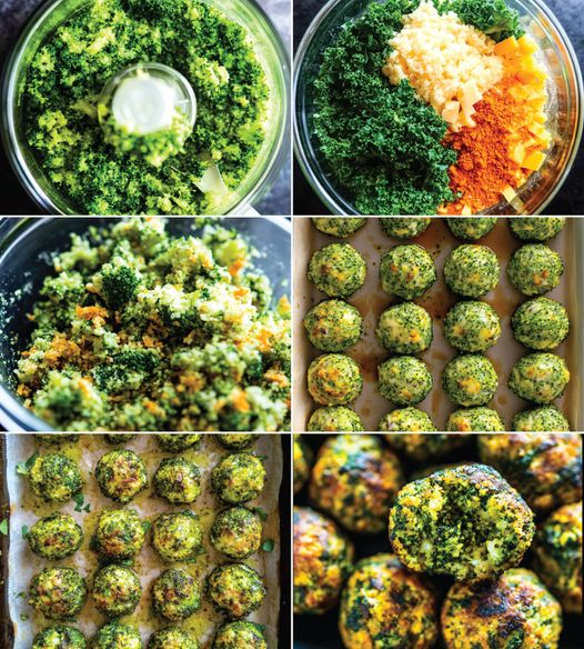 Vegan Broccoli Cheese Bites