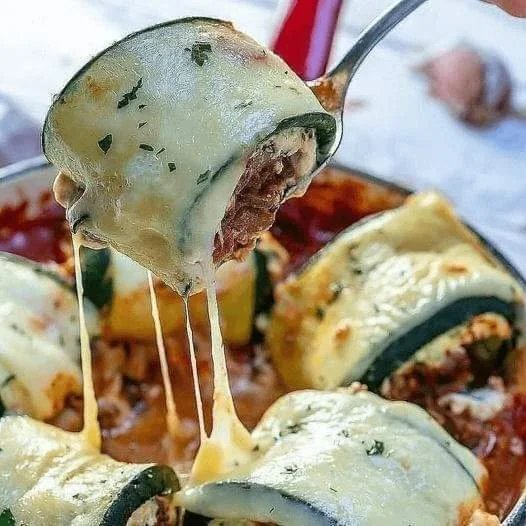 VEGAN ZUCCHINI LASAGNA ROLLS