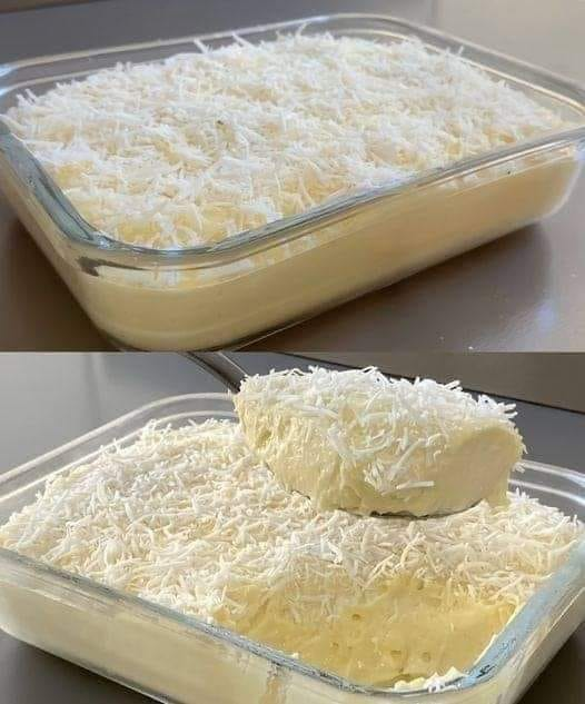 Coconut and Condensed Milk Dessert